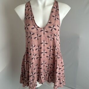 Intimately Free People lavender pattern sleeveless top s